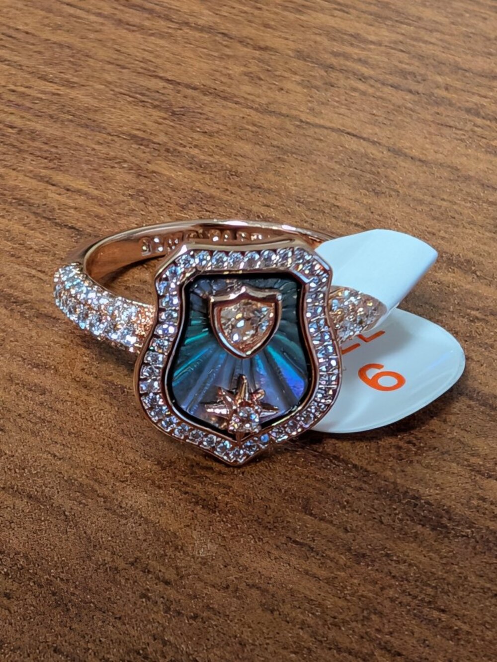 Bomb Party November 2026 Birthday Rose Gold size 6 ring